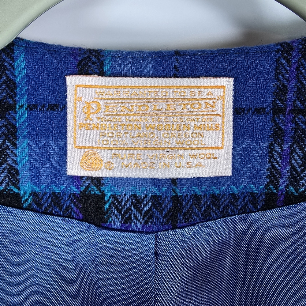 Pendleton Wool, Plaid Dress Jacket - image 4